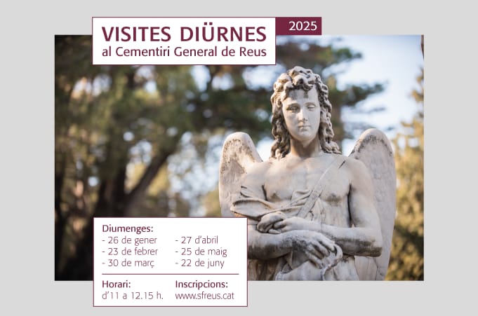 El Cementiri General de Reus tornarà a acollir aquesta primer semestre de l'any tot un seguit de visites diürnes en resposta a la bona acollida que aquesta activitat ha tingut mesos enrere